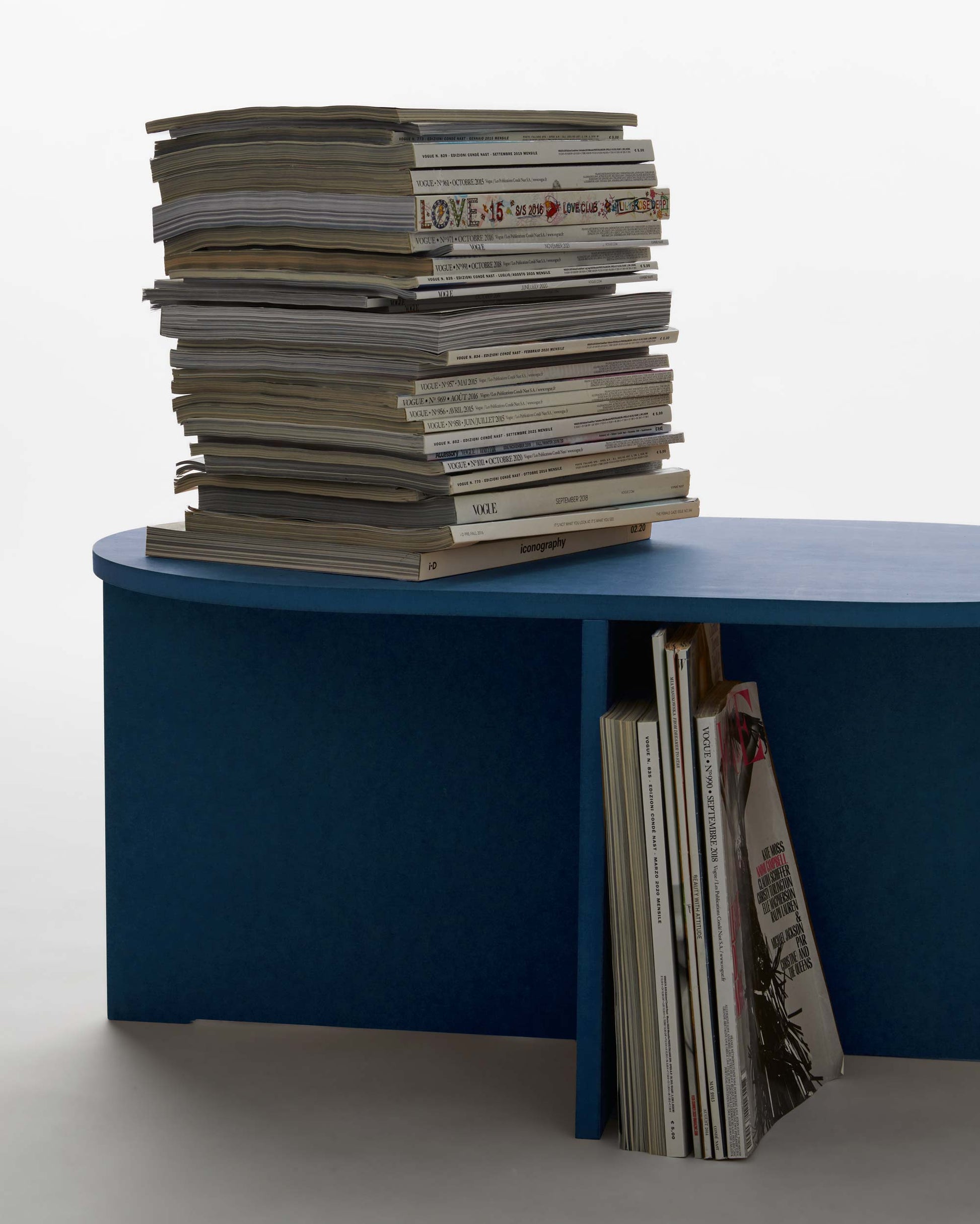 Capsule Coffee Table, Blue