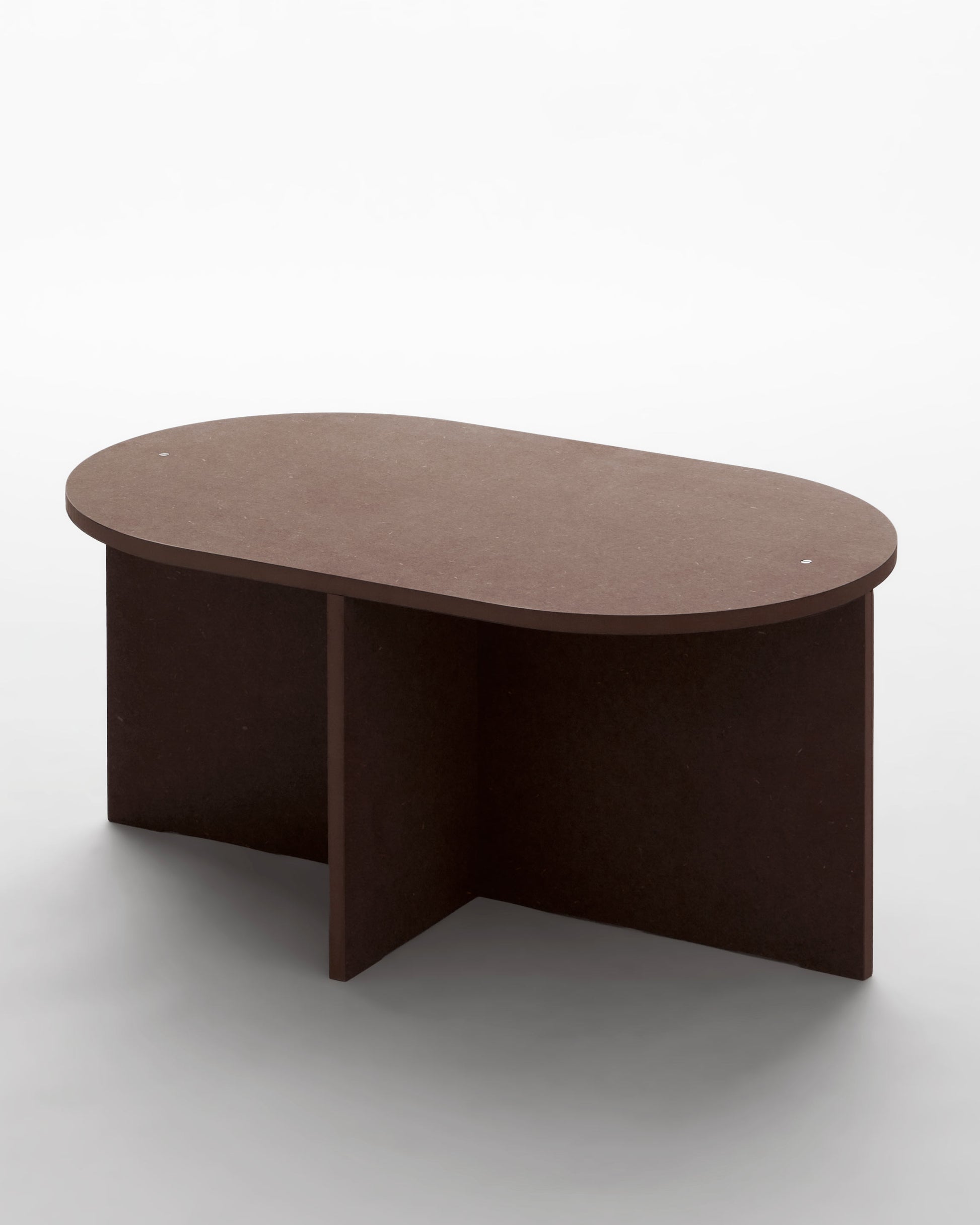Capsule Coffee Table, Dark Brown