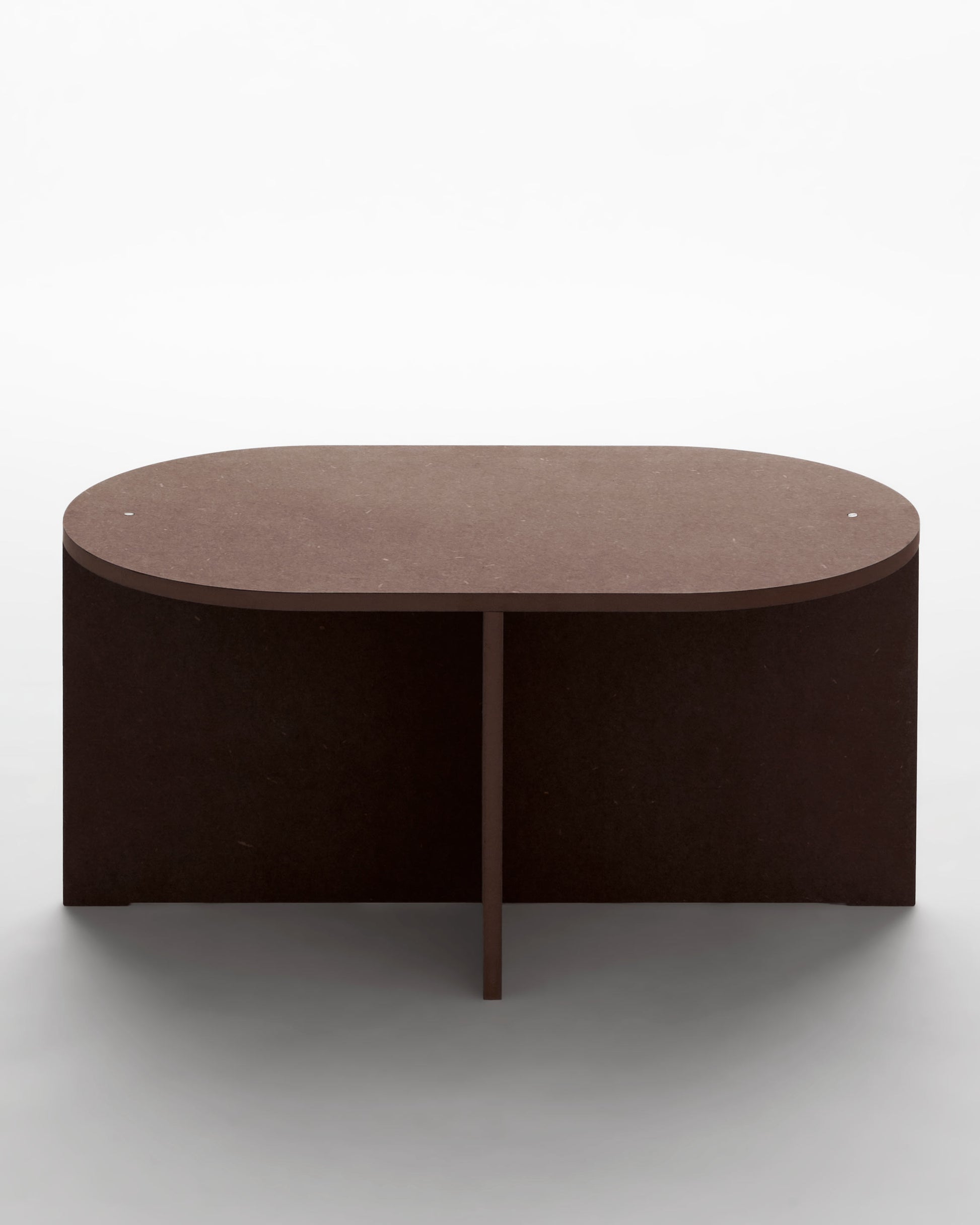 Capsule Coffee Table, Dark Brown