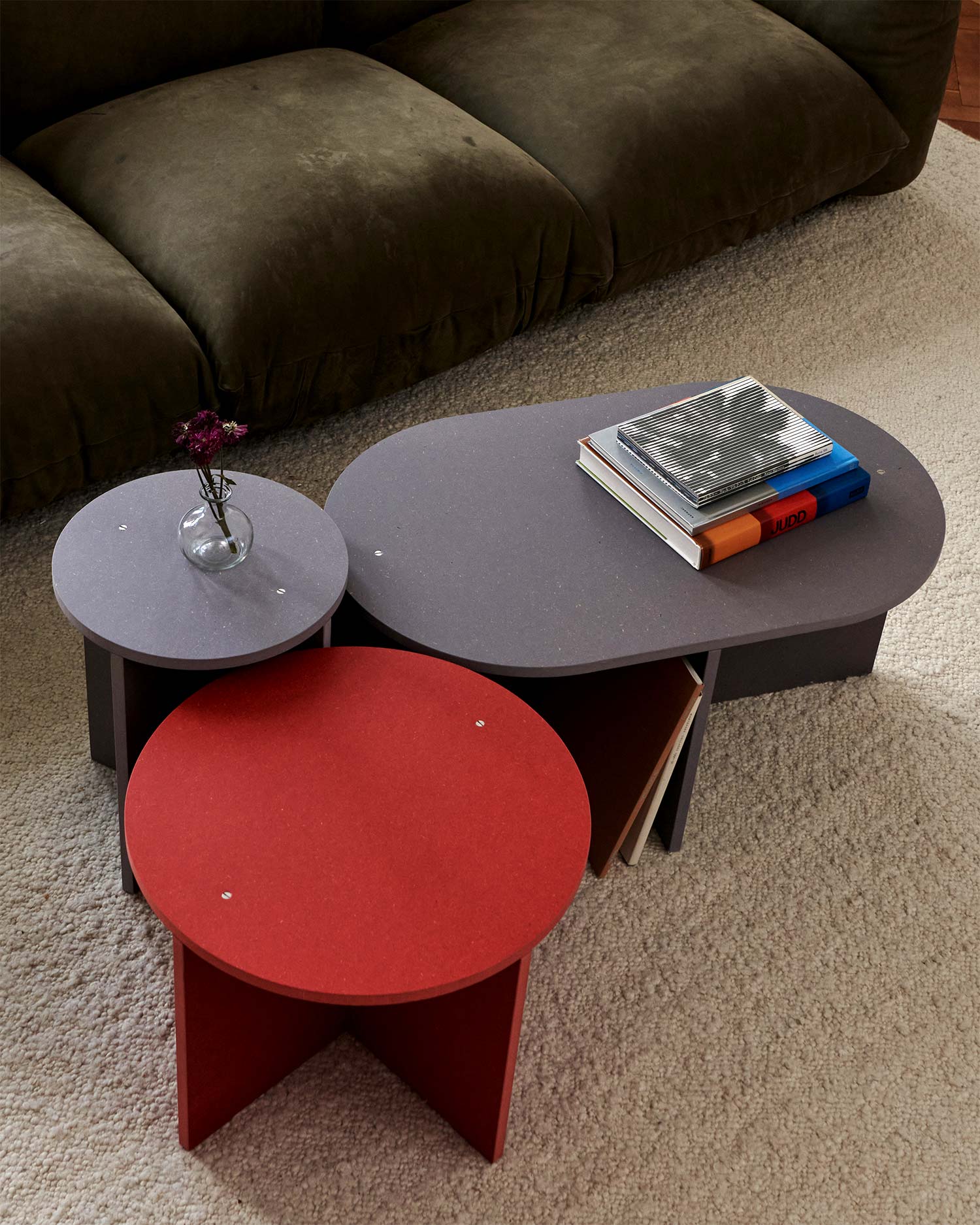Capsule Coffee Table, Blue