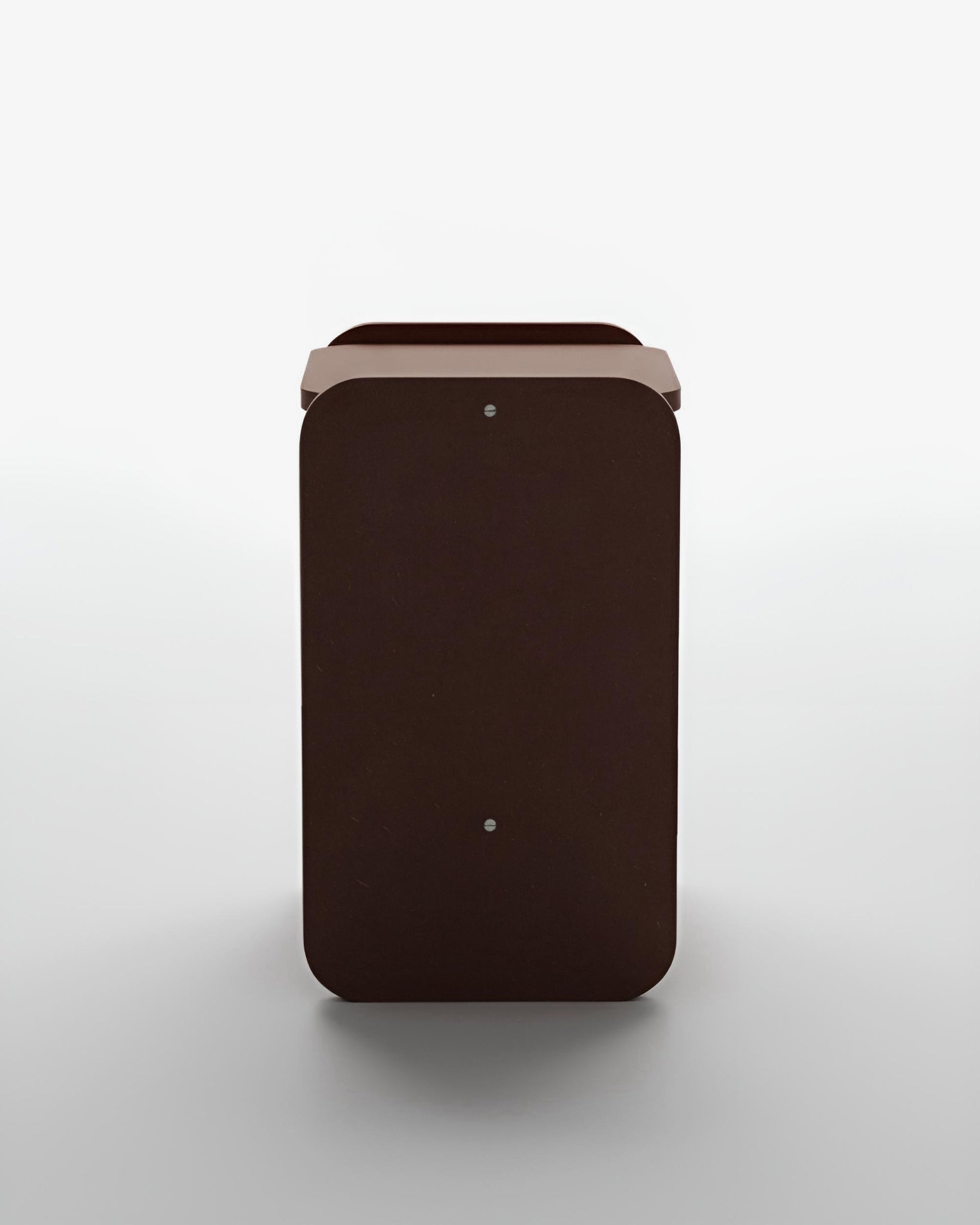 Slab Side Table, Dark Brown