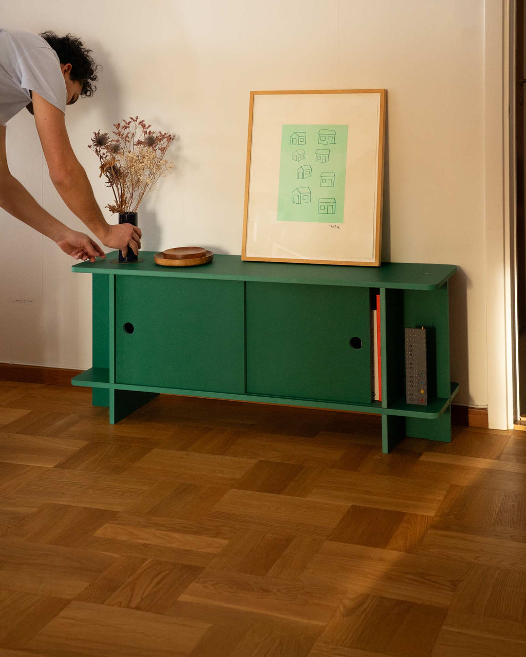 Frame Cabinet, Green