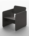 Slab Lounge Chair, Grey