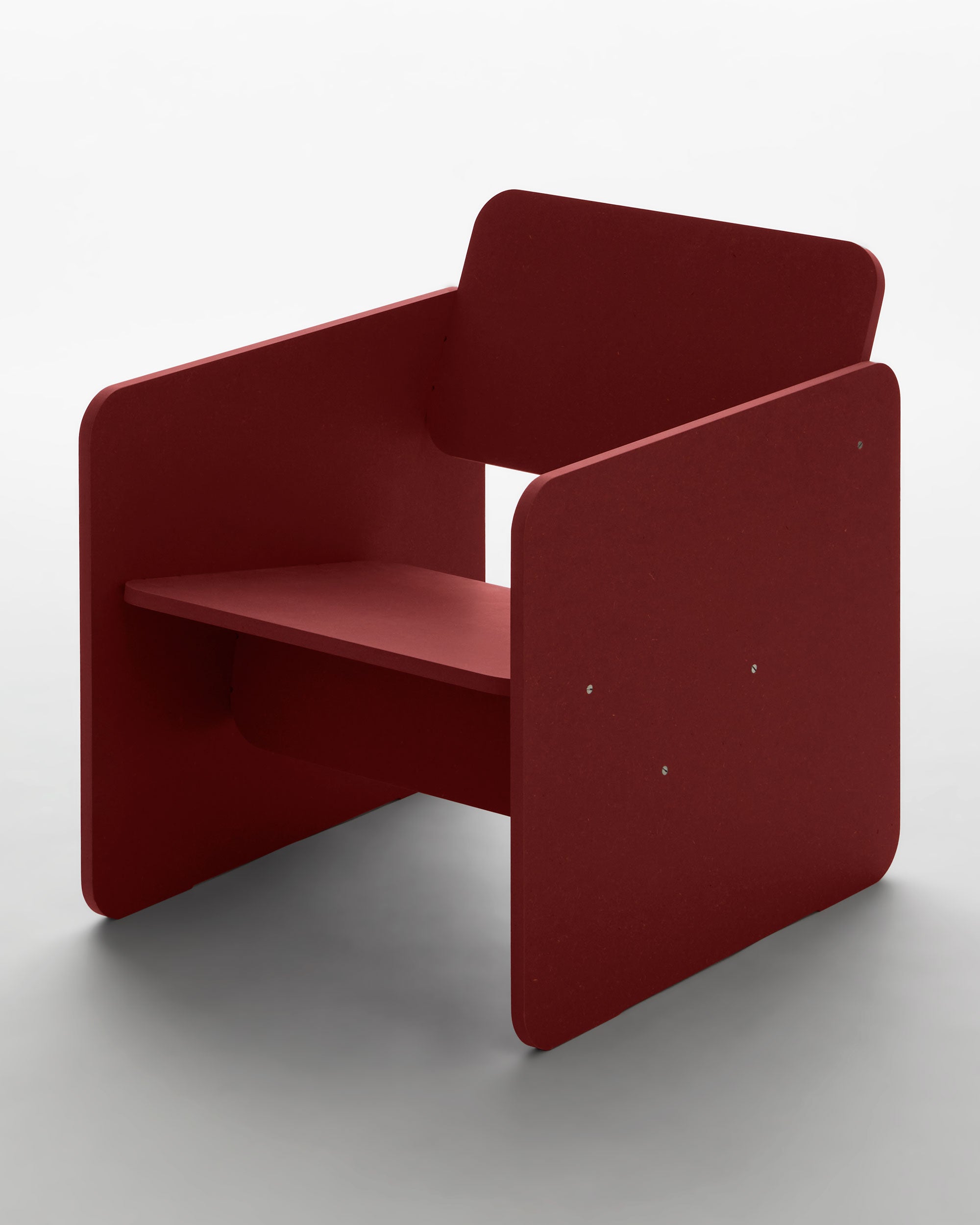 Lounge Chair 01, Red