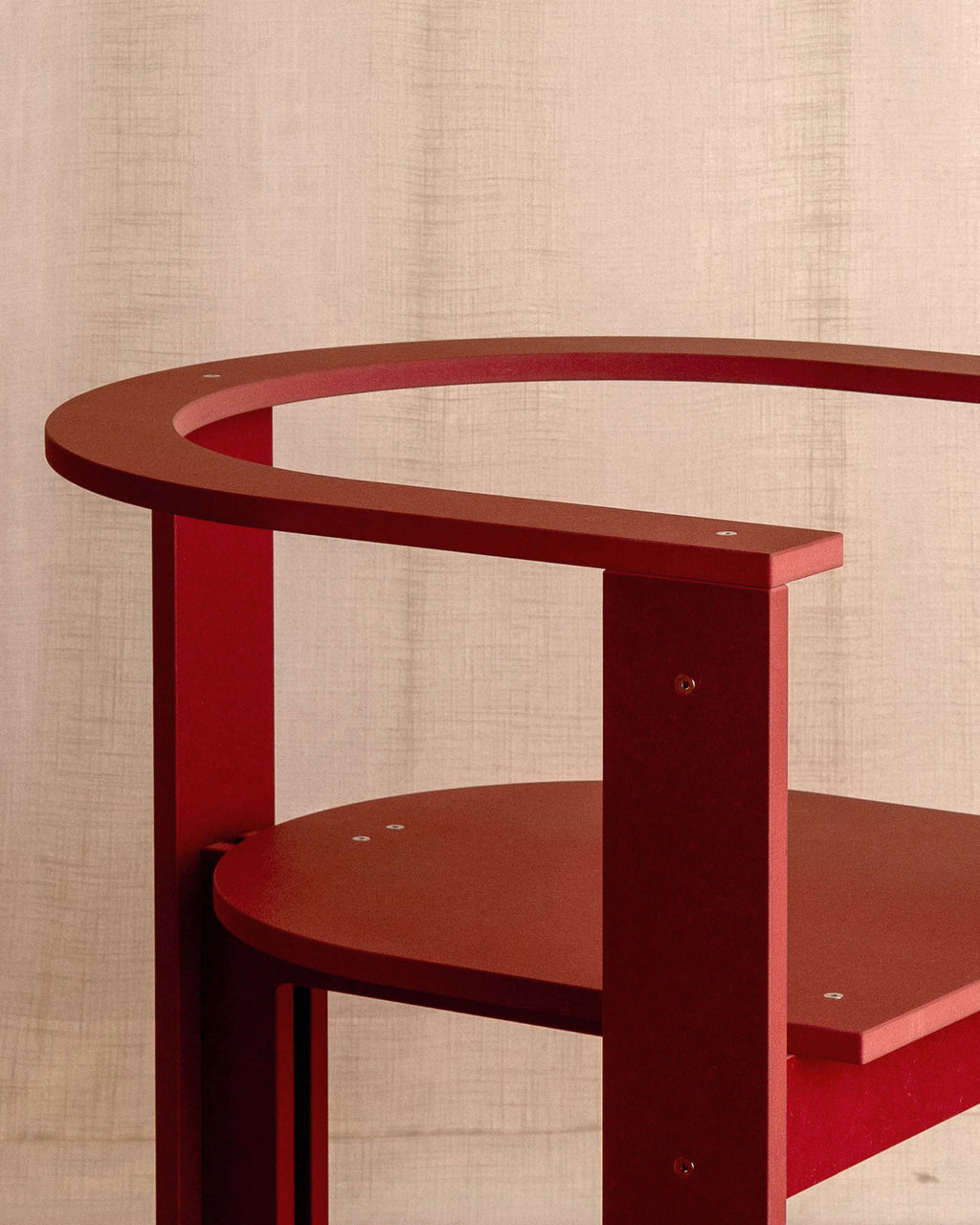 Unit Armchair, Red