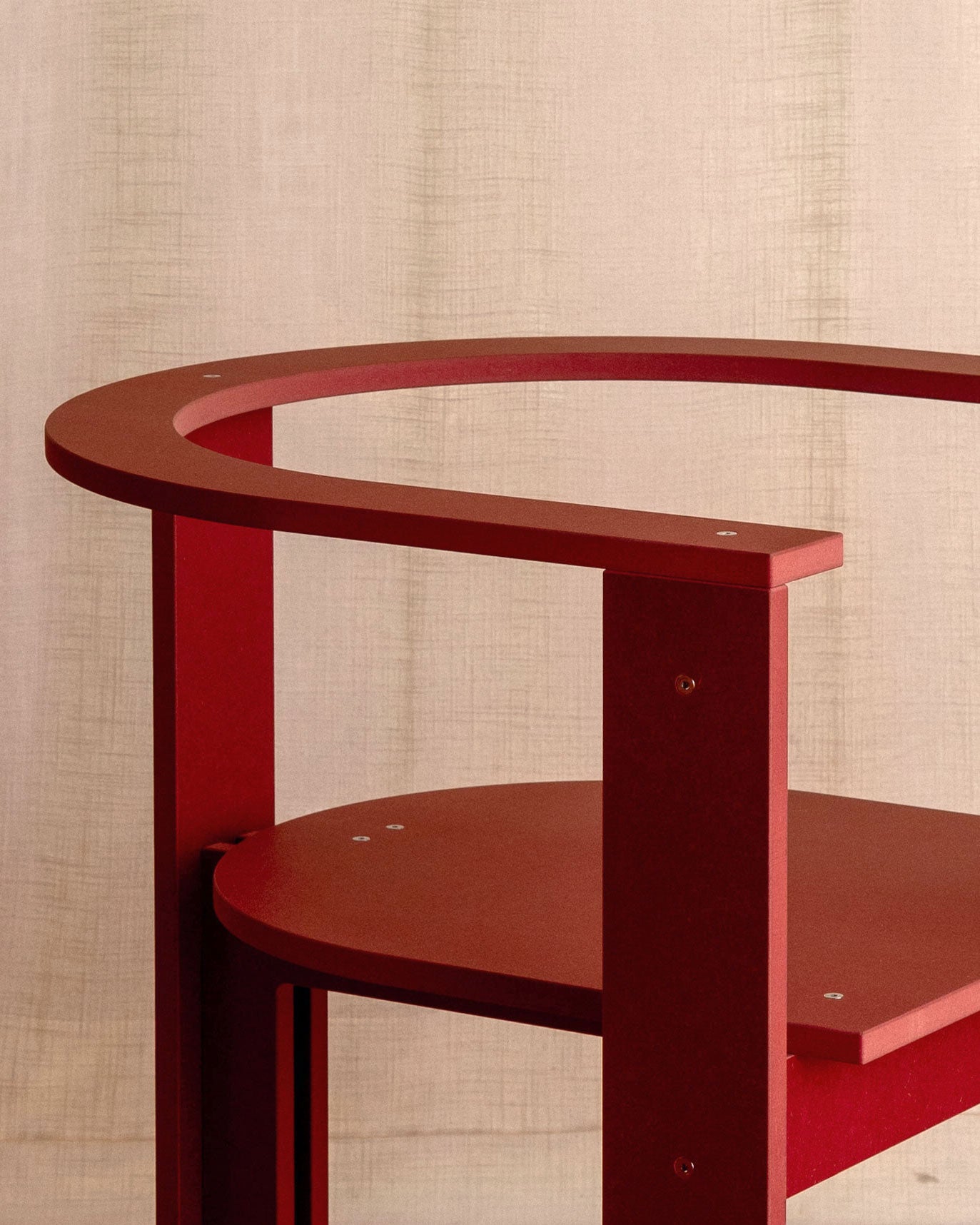 Unit Armchair, Red