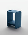 Slab Side Table, Blue