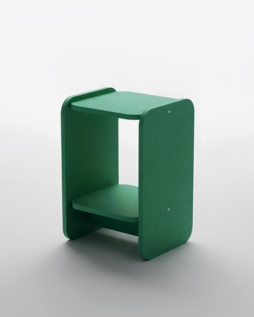 Slab Side Table, Green