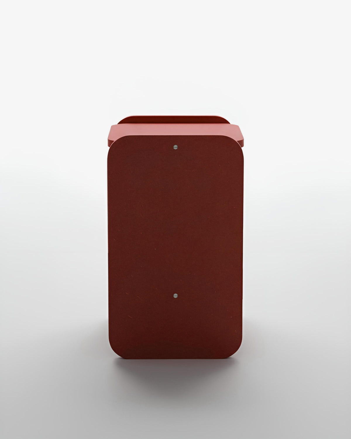 Slab Side Table, Red