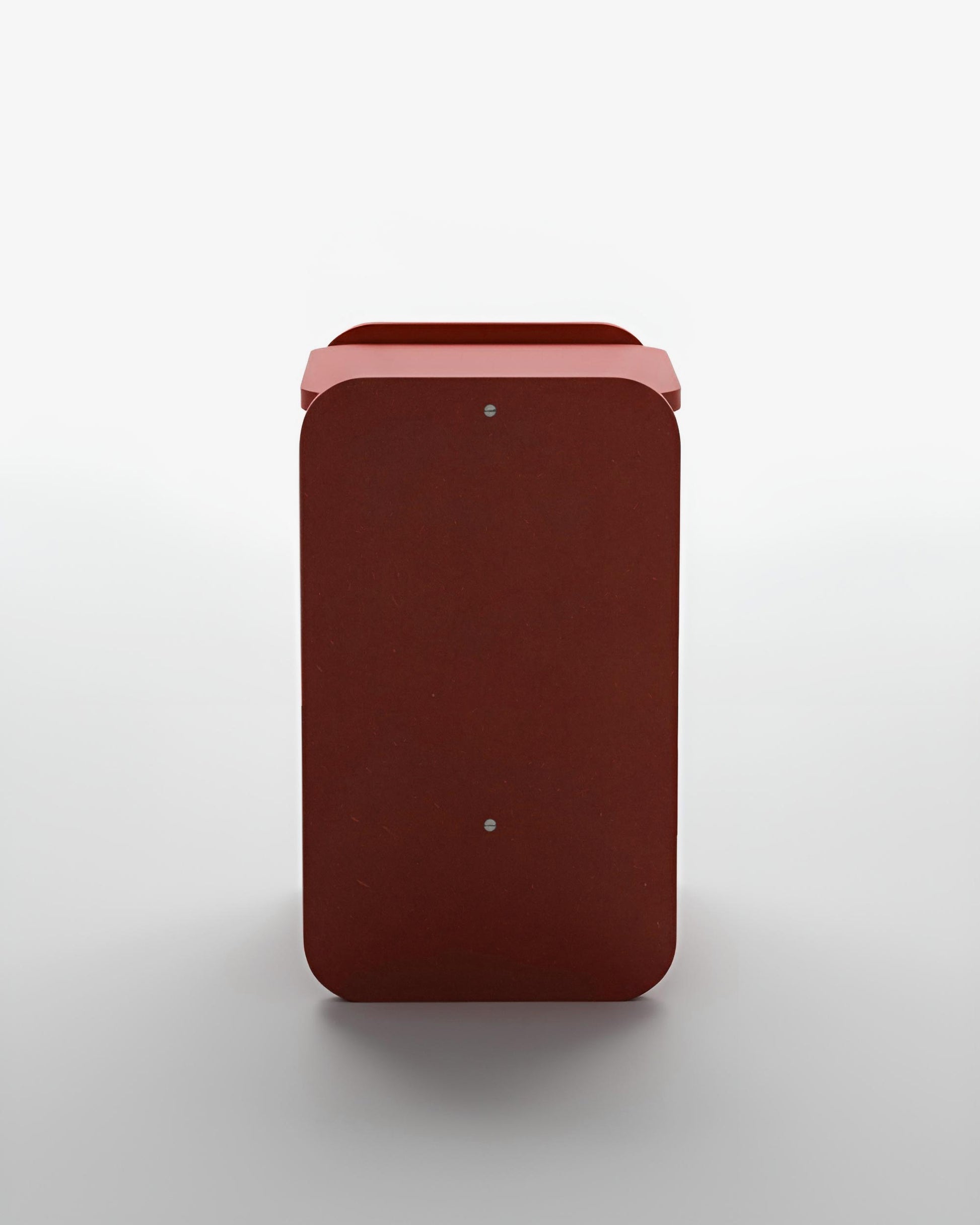 Slab Side Table, Red