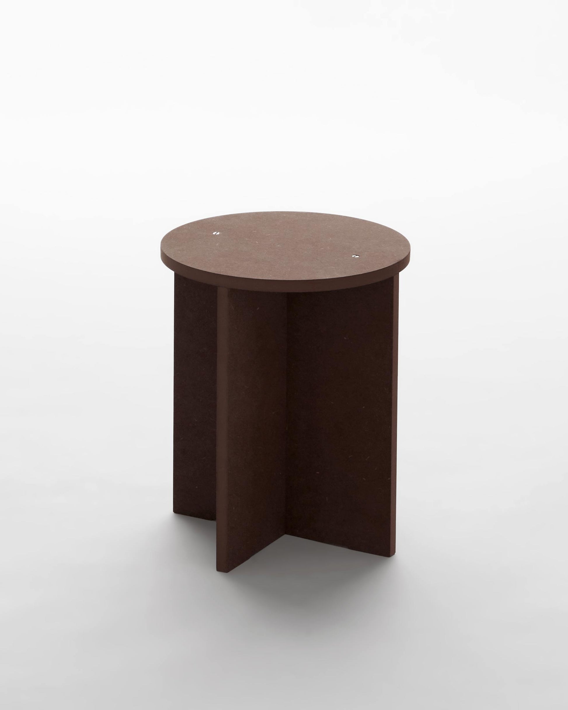 Dot Stool, Dark Brown