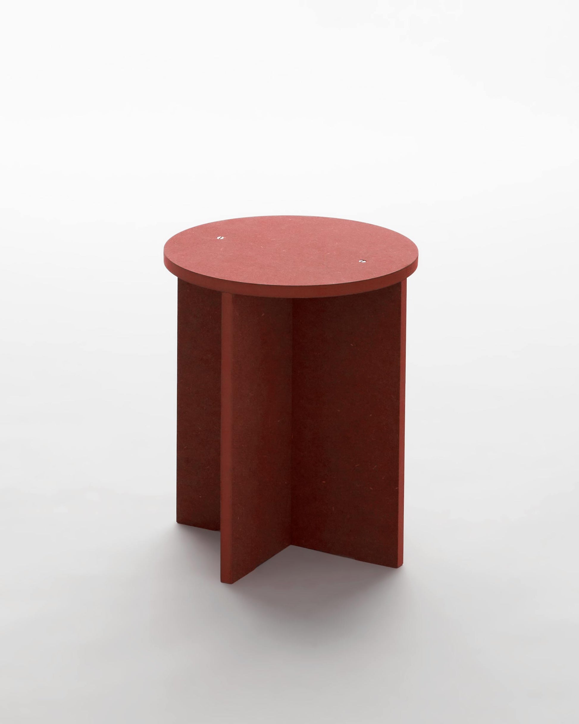 Dot Stool, Red