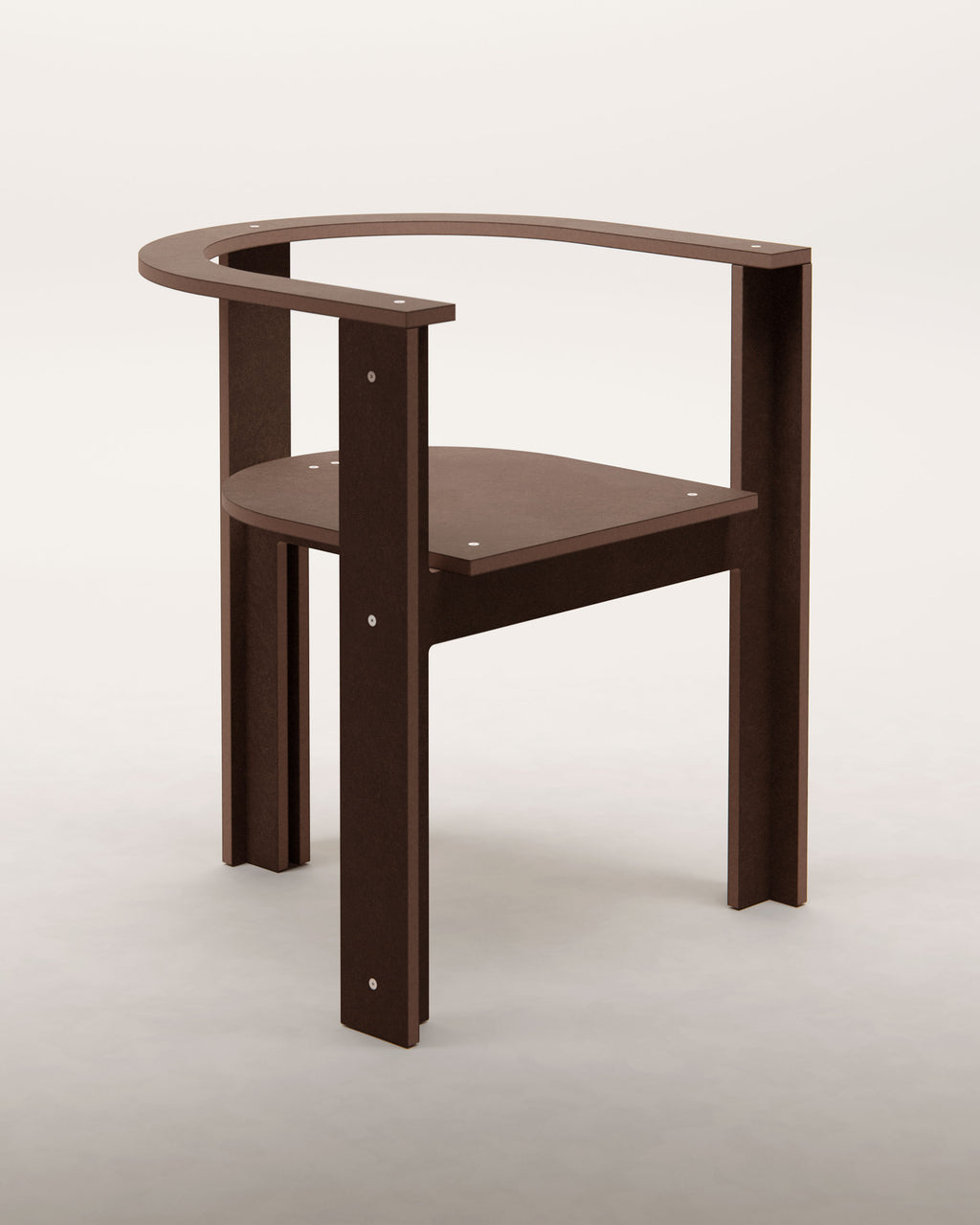 Unit Armchair, Dark Brown