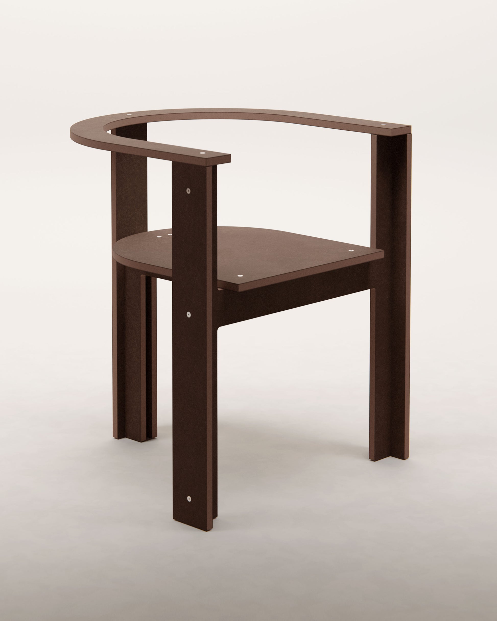 Unit Armchair, Dark Brown