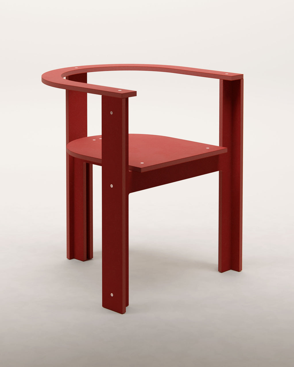 Unit Armchair, Red