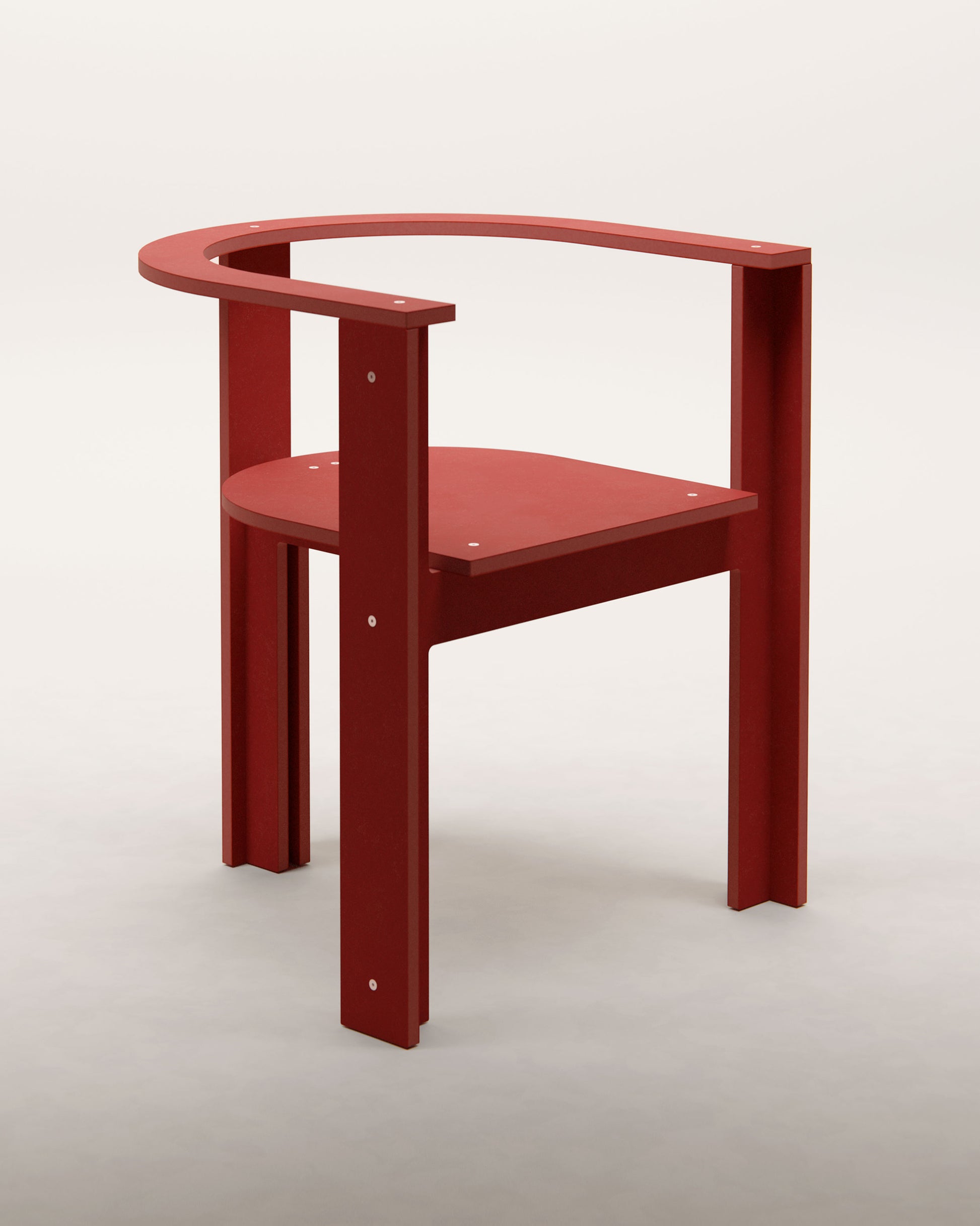 Unit Armchair, Red
