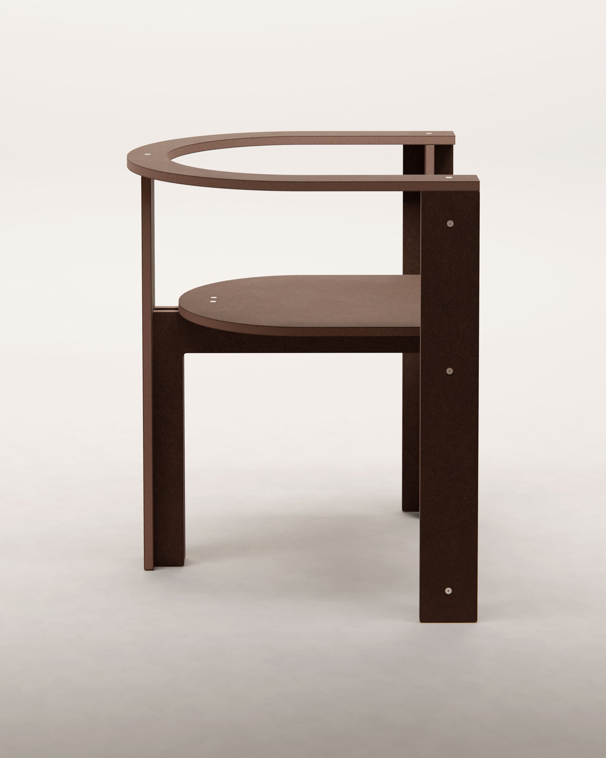 Unit Armchair, Dark Brown