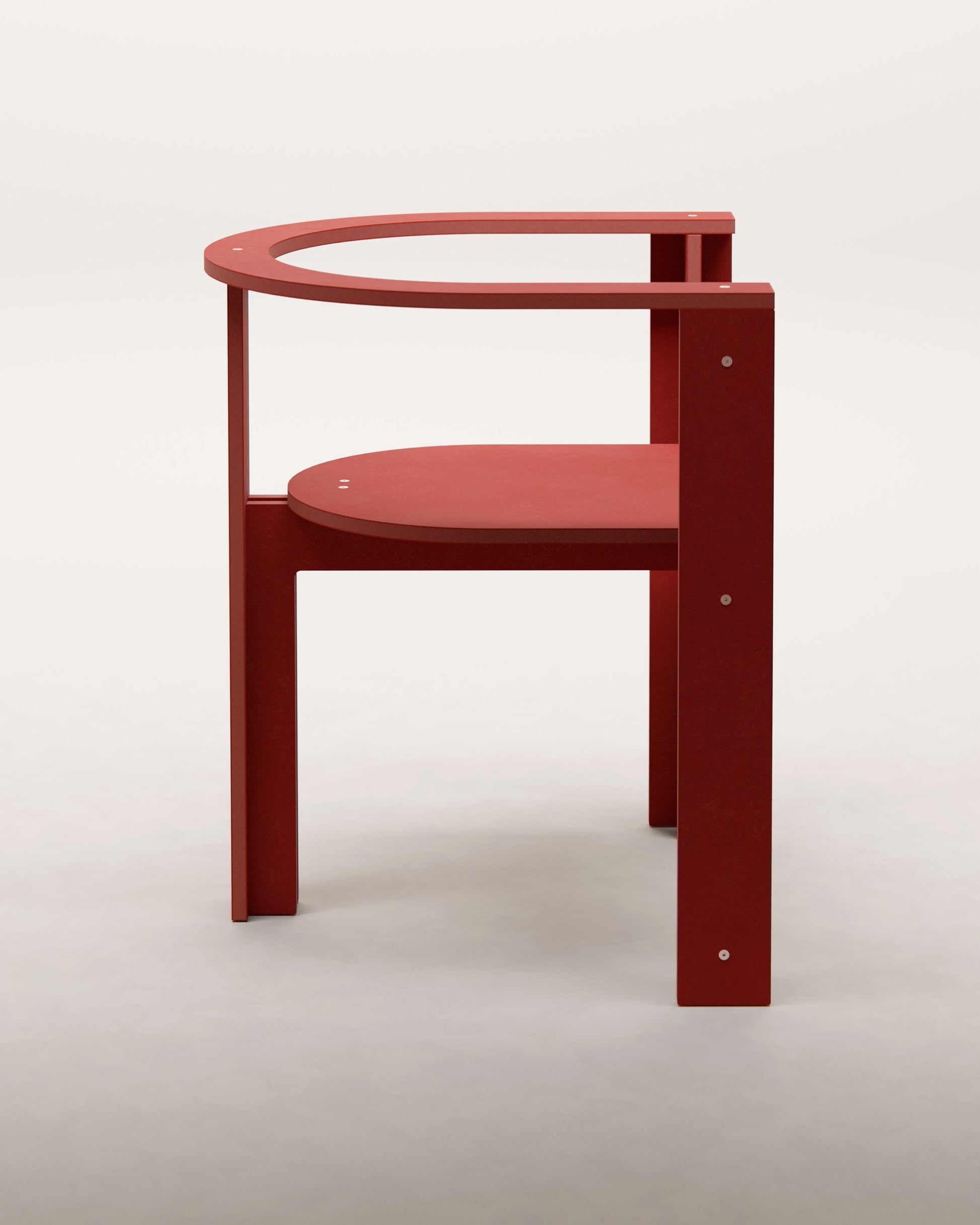 Unit Armchair, Red