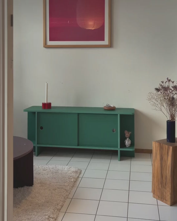 Frame Cabinet, Dark Brown